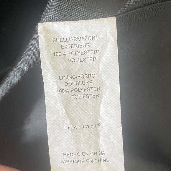 Eric + Lani Women Blazer Jacket S Black Button Closure Career Officewear Event - Picture 8 of 9